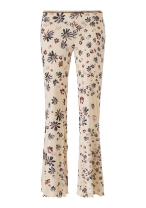 SIEDRÉS Jeslynn Low-Rise Jersey Flared Pants - Moda Operandi