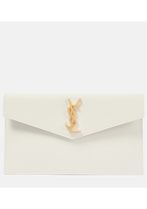 Saint Laurent Uptown leather clutch