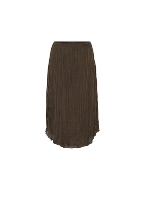 Vince Pleated-crepe skirt