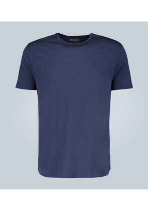Loro Piana Silk-cotton blend T-shirt