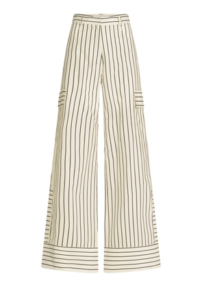 Silvia Tcherassi Falak Cotton Flared Pants - Moda Operandi