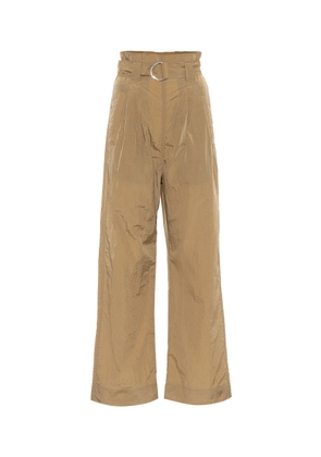 Ganni Tech high-rise straight pants