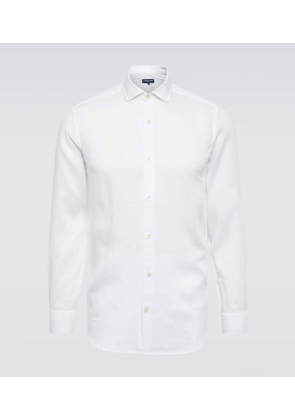 Frescobol Carioca Antonio long-sleeved linen shirt