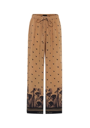 Undercover Printed drawstring pants