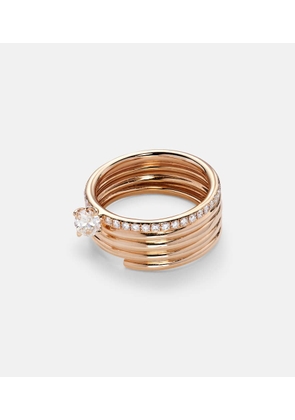 Repossi Blast 18kt rose-gold ring with diamonds