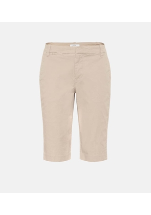 Vince Mid-rise cotton Bermuda shorts