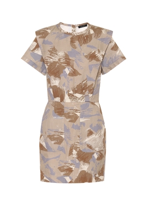 Isabel Marant Ilesa cotton and linen minidress
