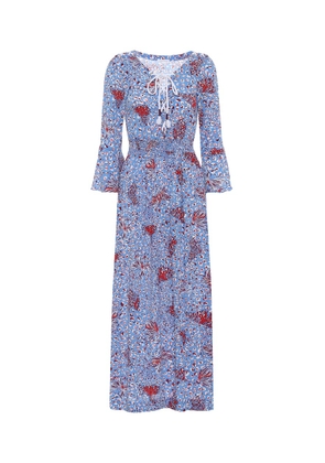 Poupette St Barth Lucy printed midi dress