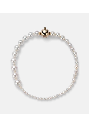 Sophie Bille Brahe Petite Peggy 14kt gold (585/1000) bracelet with freshwater pearls
