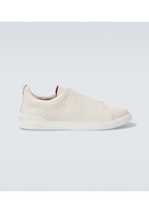 Zegna Triple Stitch leather sneakers