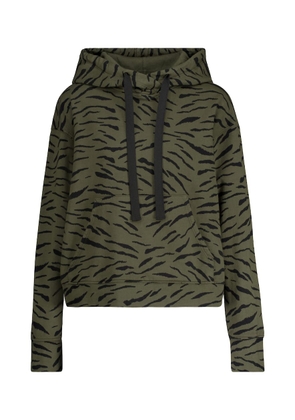 Velvet Roseanne printed cotton hoodie