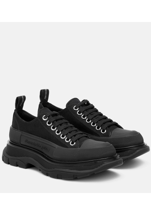 McQueen Tread Slick canvas sneakers