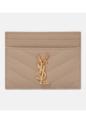 Saint Laurent Monogram leather card holder