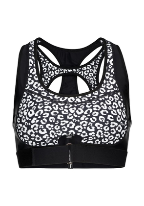 Adam Selman Sport Contour leopard-print sports bra