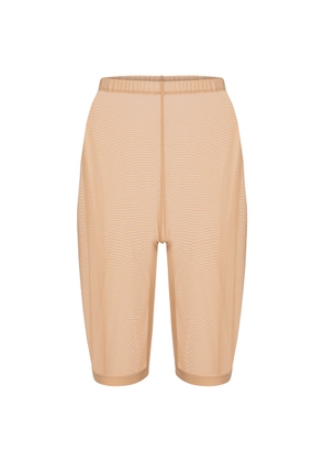 David Koma Mesh jersey shorts