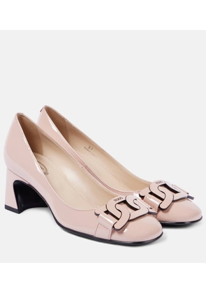 Tod's Slide patent leather pumps