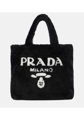 Prada Medium shearling tote