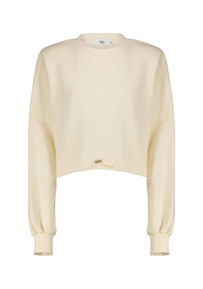 The Frankie Shop Drawstring cotton terry sweatshirt
