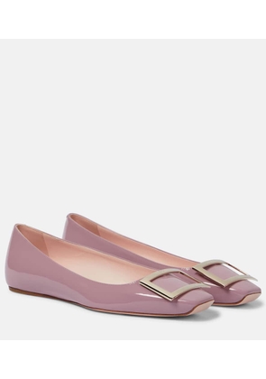 Roger Vivier Trompette patent leather ballet flats
