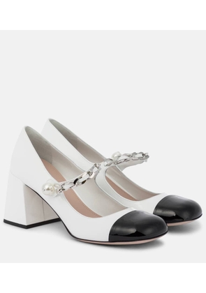 Miu Miu Mary Jane leather pumps