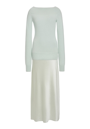 Christopher Esber Hybrid Cashmere-Silk Maxi Dress - Moda Operandi