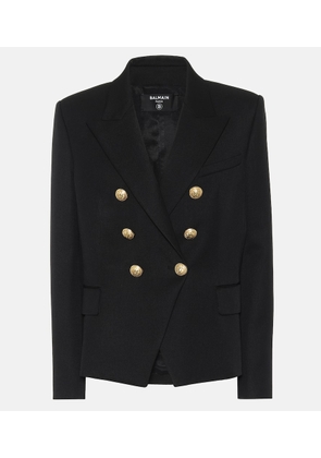 Balmain Double-breasted wool blazer