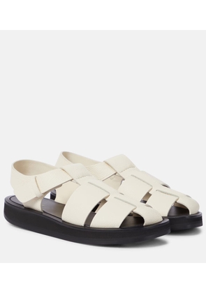 The Row Fisherman leather sandals