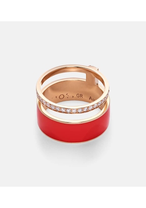 Repossi Berbere Chromatic rose gold ring with diamonds