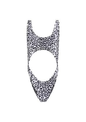 Reina Olga Marina leopard-print swimsuit