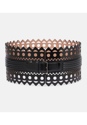 Alaia Leather corset belt