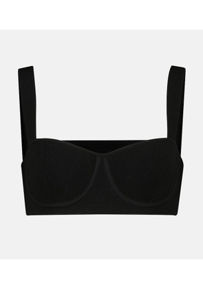 Galvan Nyx knit bralette