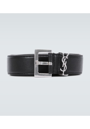 Saint Laurent Slim leather belt