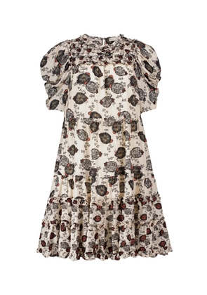 Ulla Johnson Cassian floral cotton-blend midi dress