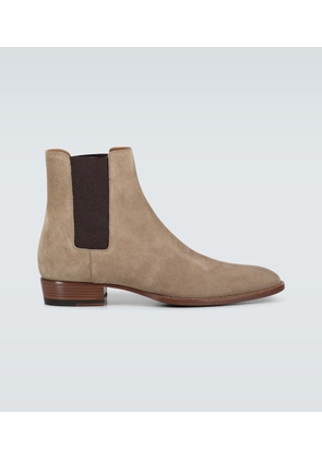 Saint Laurent Wyatt suede Chelsea boots