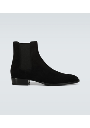 Saint Laurent Wyatt suede Chelsea boots
