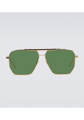 Bottega Veneta Metal-frame sunglasses