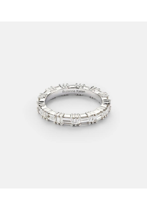 Suzanne Kalan 18kt white gold ring with diamonds