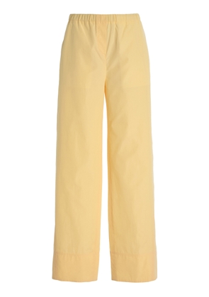 Toteme Twisted Seam Cotton Boxer Trousers - Moda Operandi