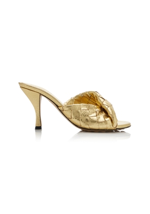 Bottega Veneta Blink Intrecciato Leather Mules - Moda Operandi