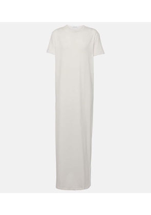 The Frankie Shop Maya cotton-blend jersey maxi dress