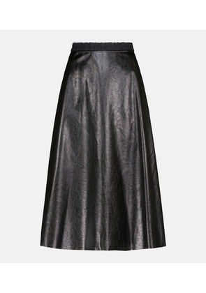Moncler Faux  midi skirt