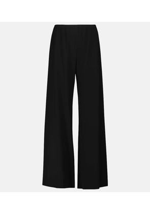 The Row Gala high-rise wide-leg cady pants