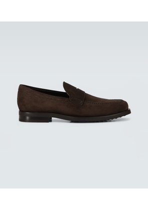 Tod's Suede penny loafers