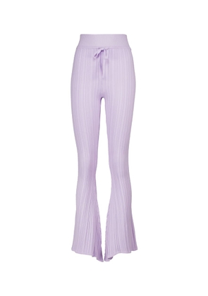 Live The Process Ribbed-knit sweatpants