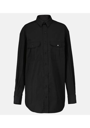 Wardrobe.NYC Cotton poplin shirt dress