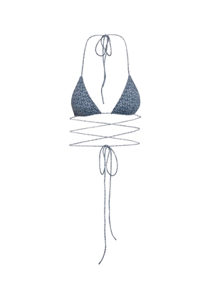 Magda Butrym Logo triangle bikini top
