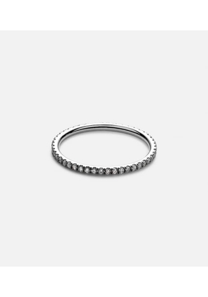 Ileana Makri Thread Band 18kt gold ring with diamonds
