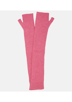 Barrie Fingerless cashmere gloves