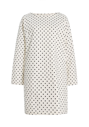 Posse Exclusive Bea Polka-Dot Cotton Mini Dress - Moda Operandi