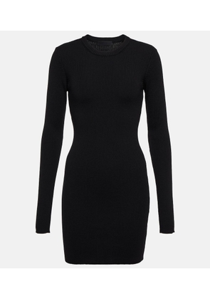 Wardrobe.NYC Rib-knit wool minidress